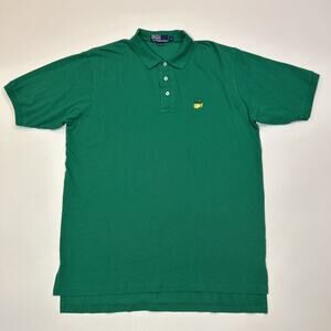 Polo Ralph Lauren Shirt Mens Size XL Extra Large Green Masters Golf Polo